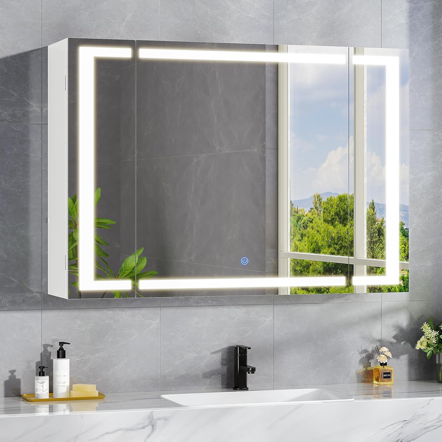 FORABAMB Spiegelschrank 580-1