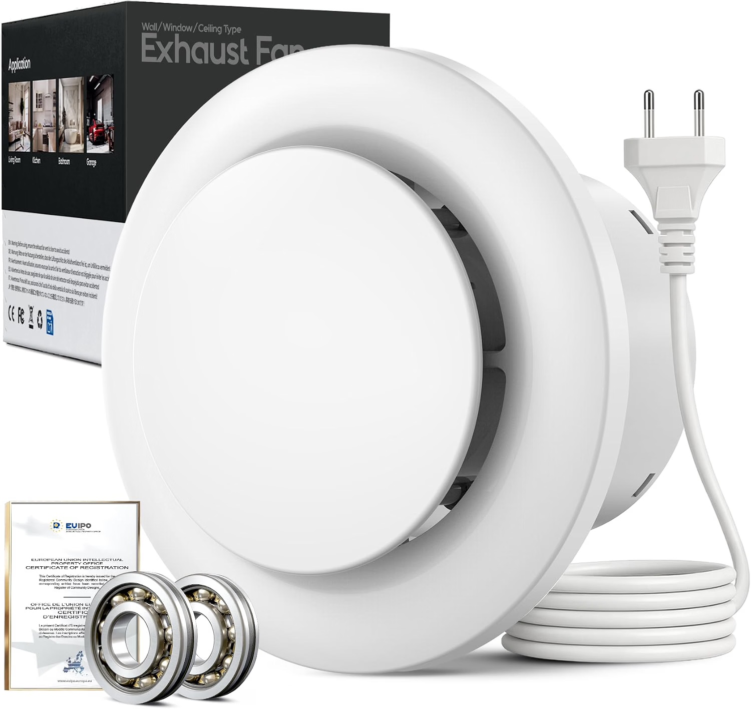 SBONNI PAC4 Badlüfter 100 mm – Testsieger Badlüfter