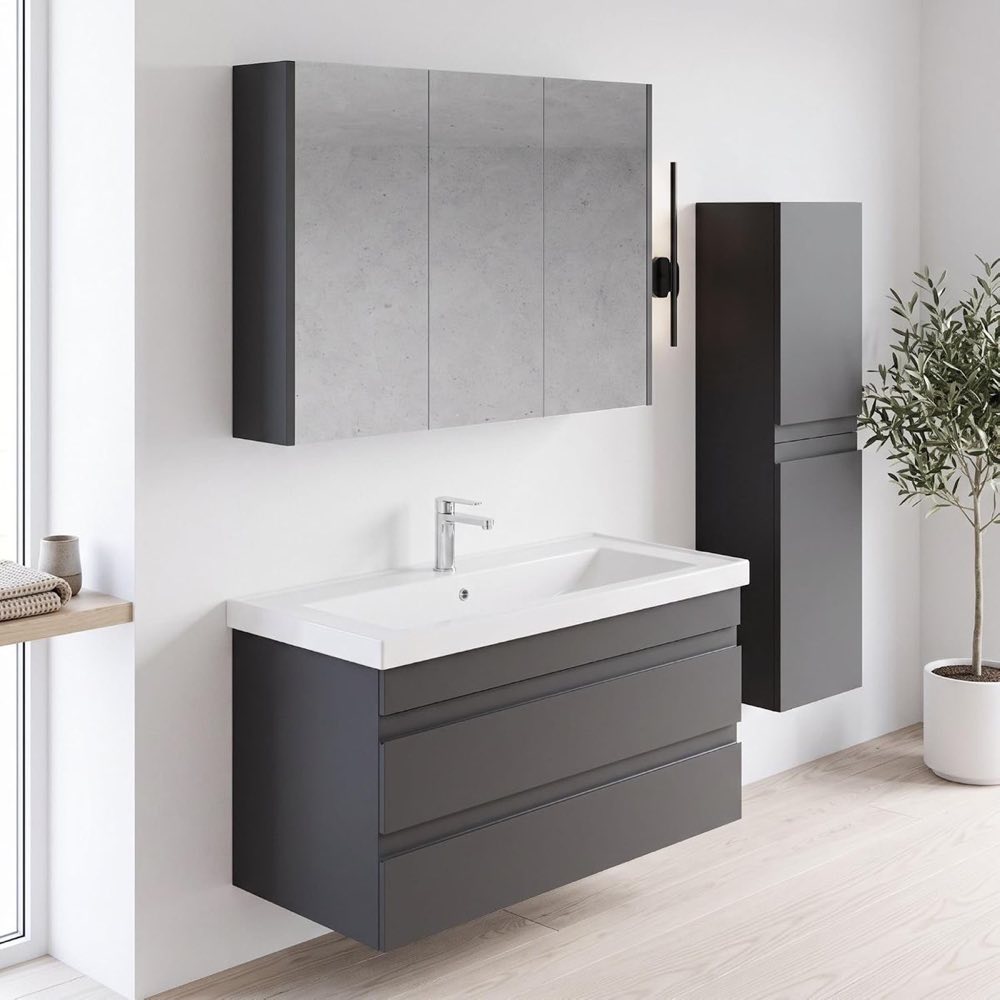 KAREN banyo Badmöbel-Set Lara 100 cm