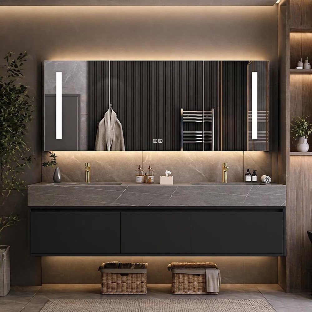 LumoHaus Badmöbel-Set 140 cm