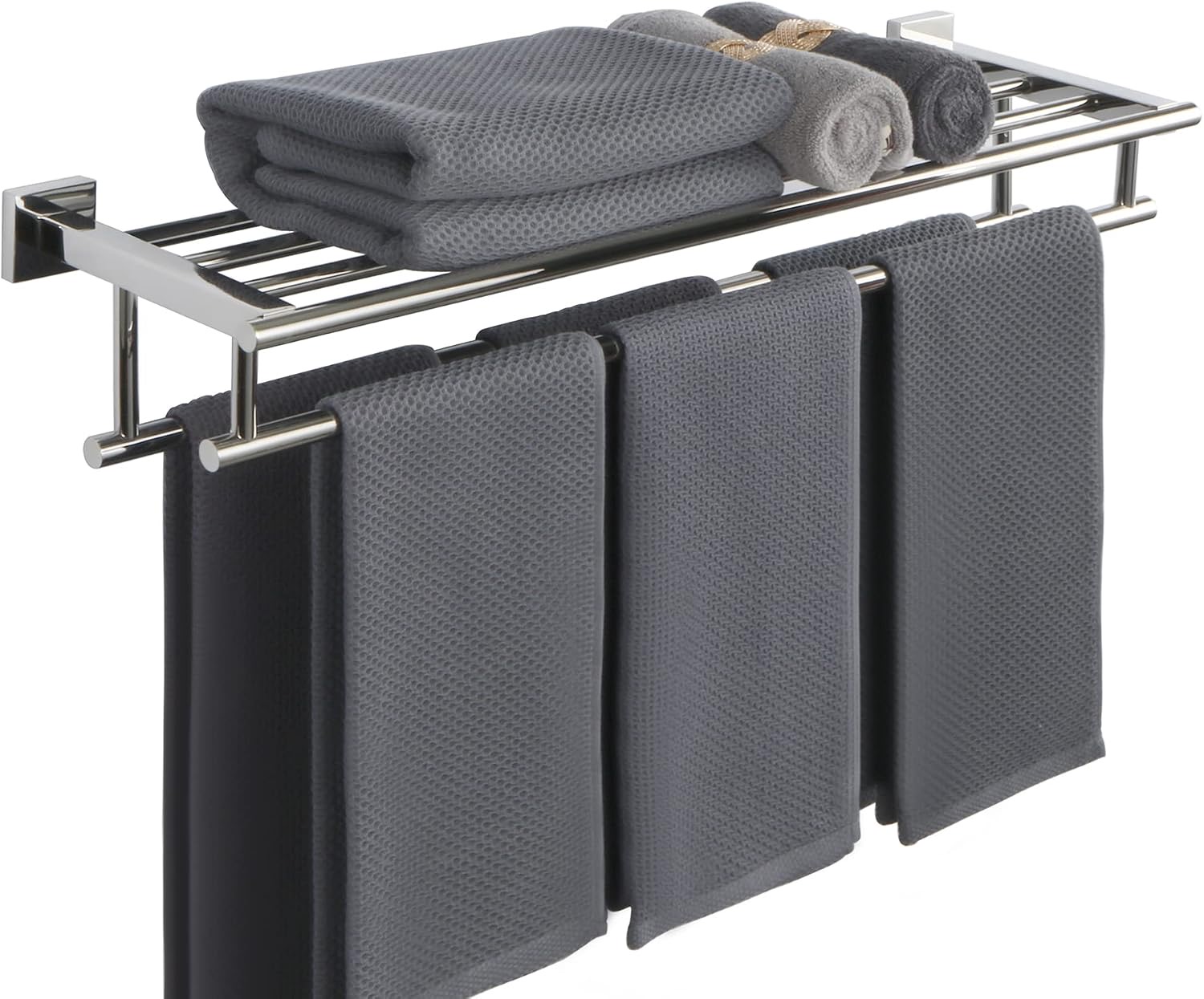 SAYAYO Handtuchhalter 70 cm poliert