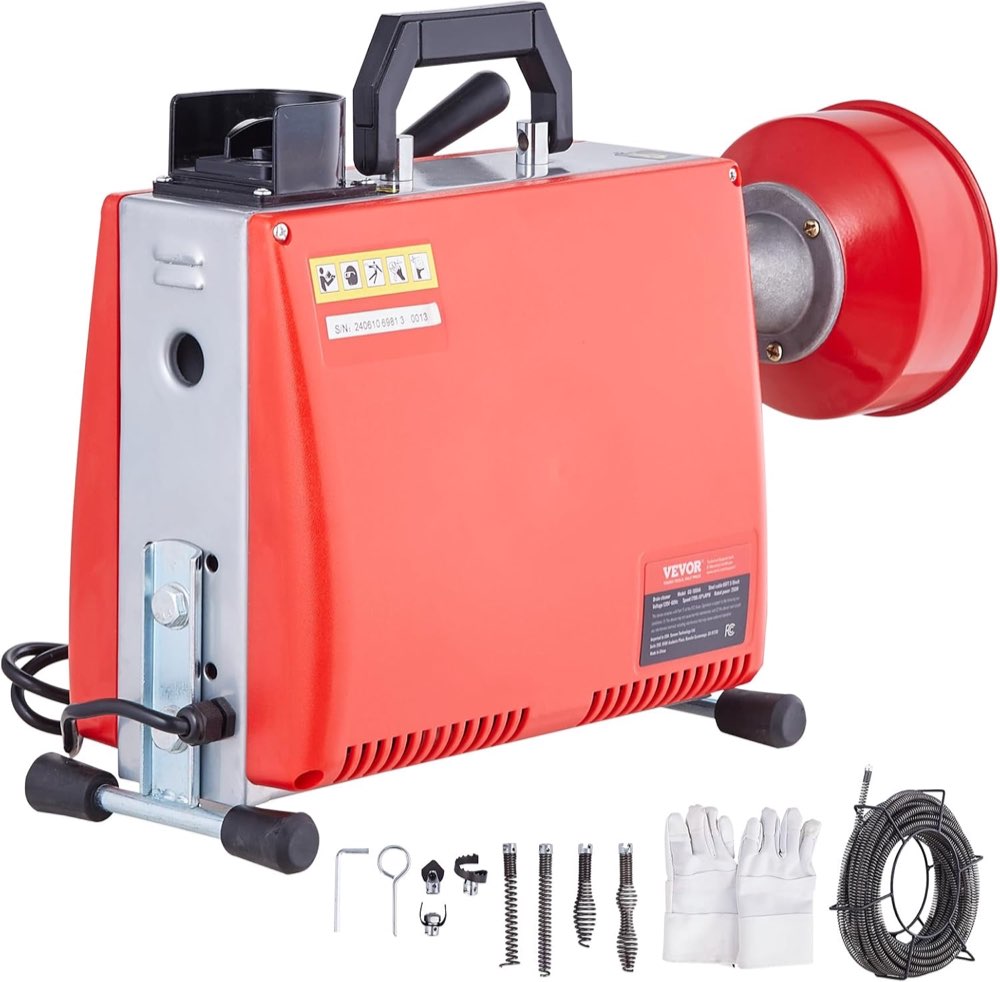 VEVOR 250-W-Rohrreinigungsmaschine