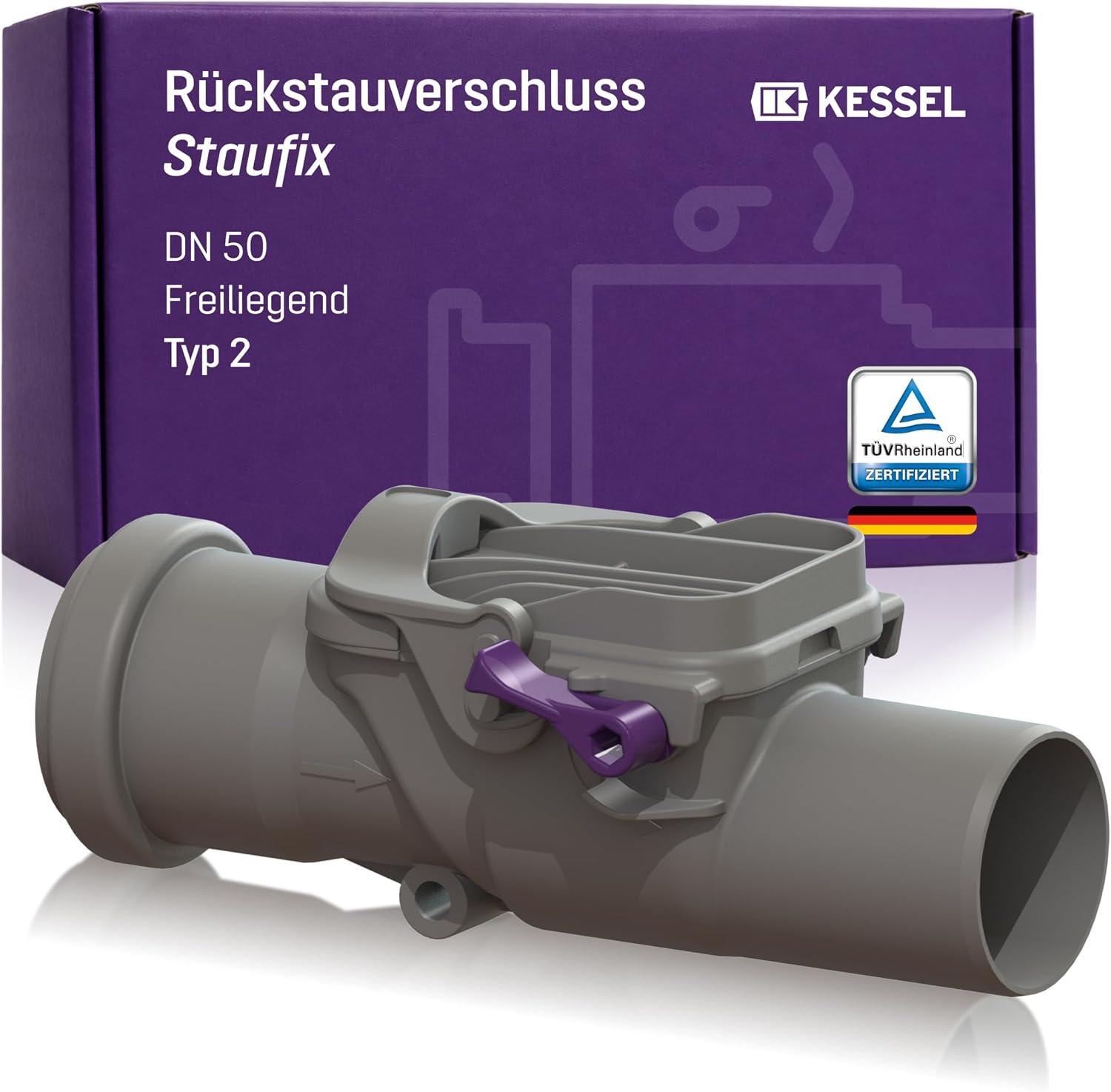KESSEL Staufix DN 50 Typ 2 – Testsieger Rückstauklappe DN 50