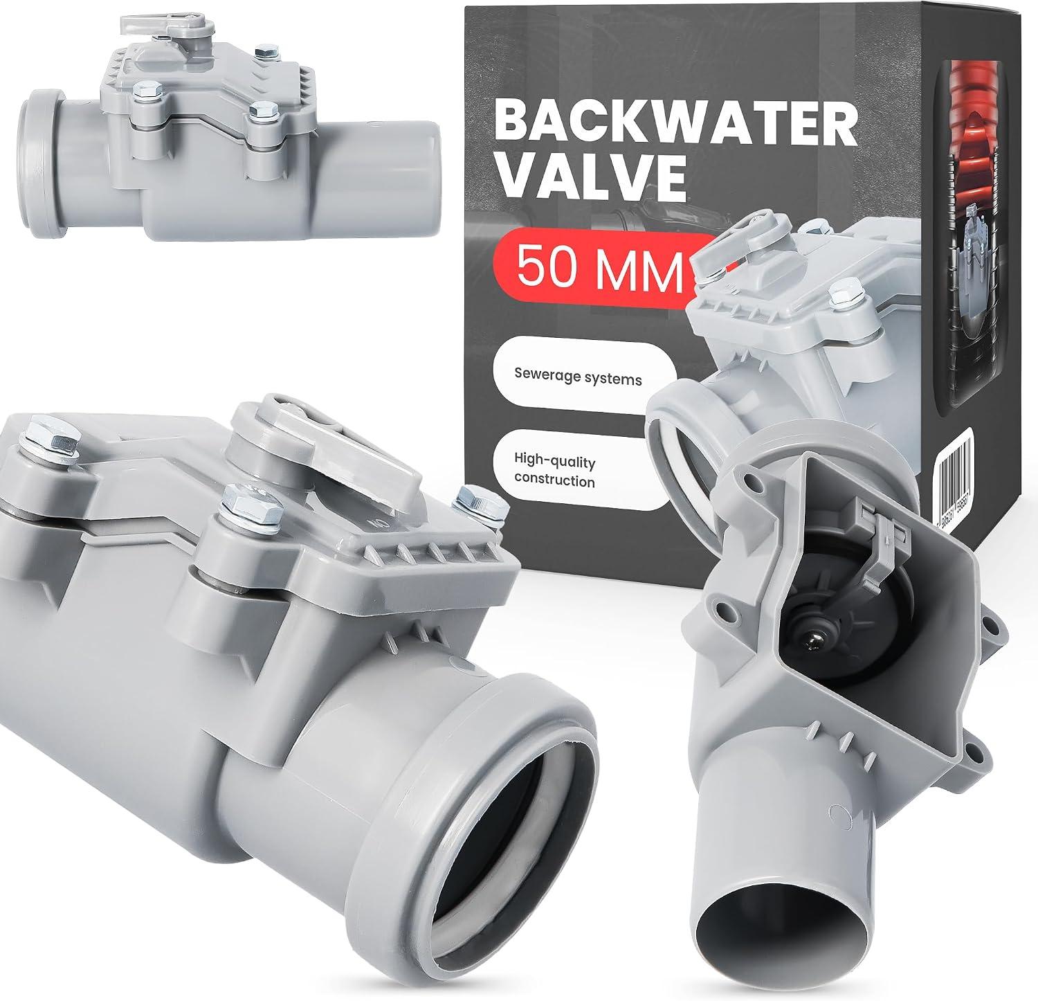 Instalguru PVC-Rückstauklappe DN 50