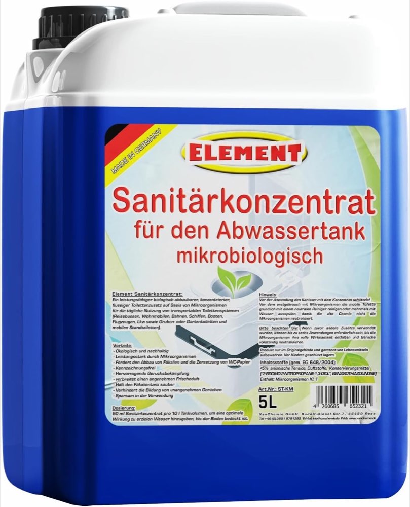 Element Sanitärkonzentrat mikrobiologisch 5 Liter