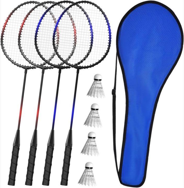 Keehoo Federball-Set, 4 Schläger