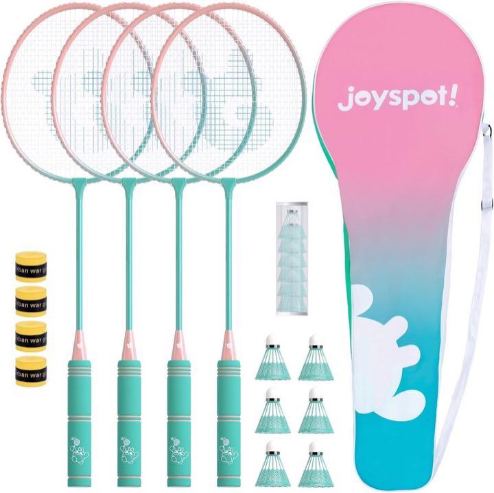 JOY SPOT! 4er-Set mit 6 Federbällen
