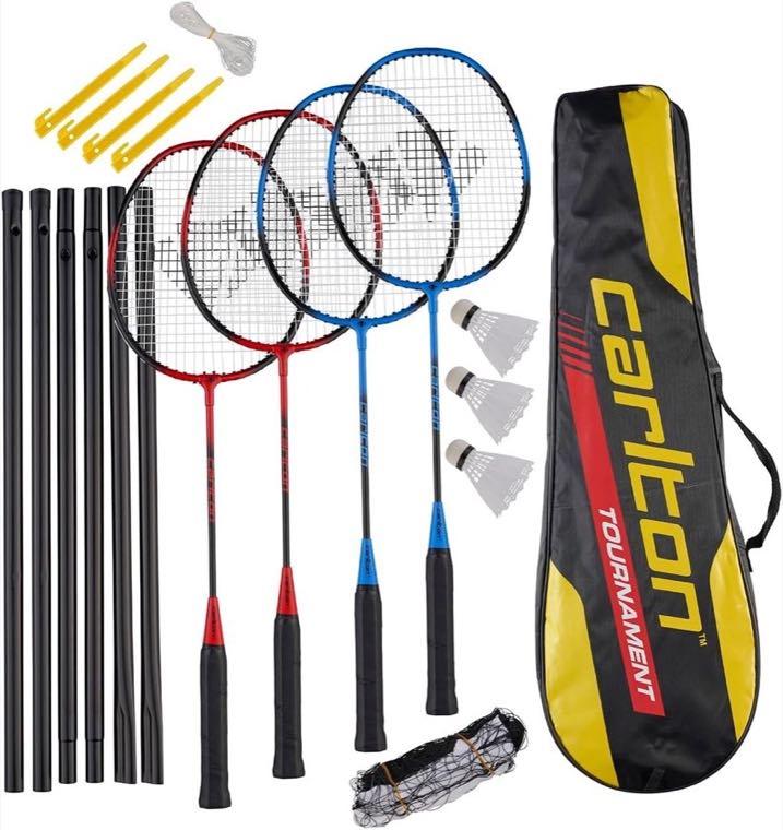 Carlton Tournament Set, 4 Spieler, mit Netz