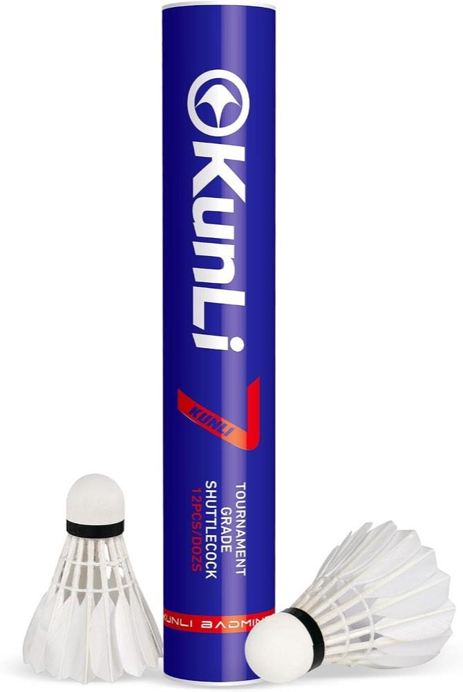 kunli Federbälle, 12 Stück, Speed 77