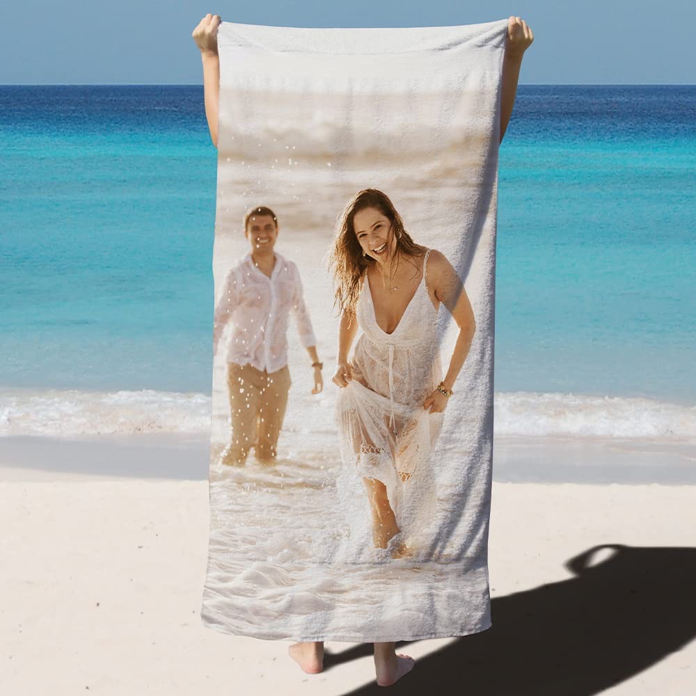 CUDIYST Foto-Strandtuch – Testsieger Foto-Handtücher