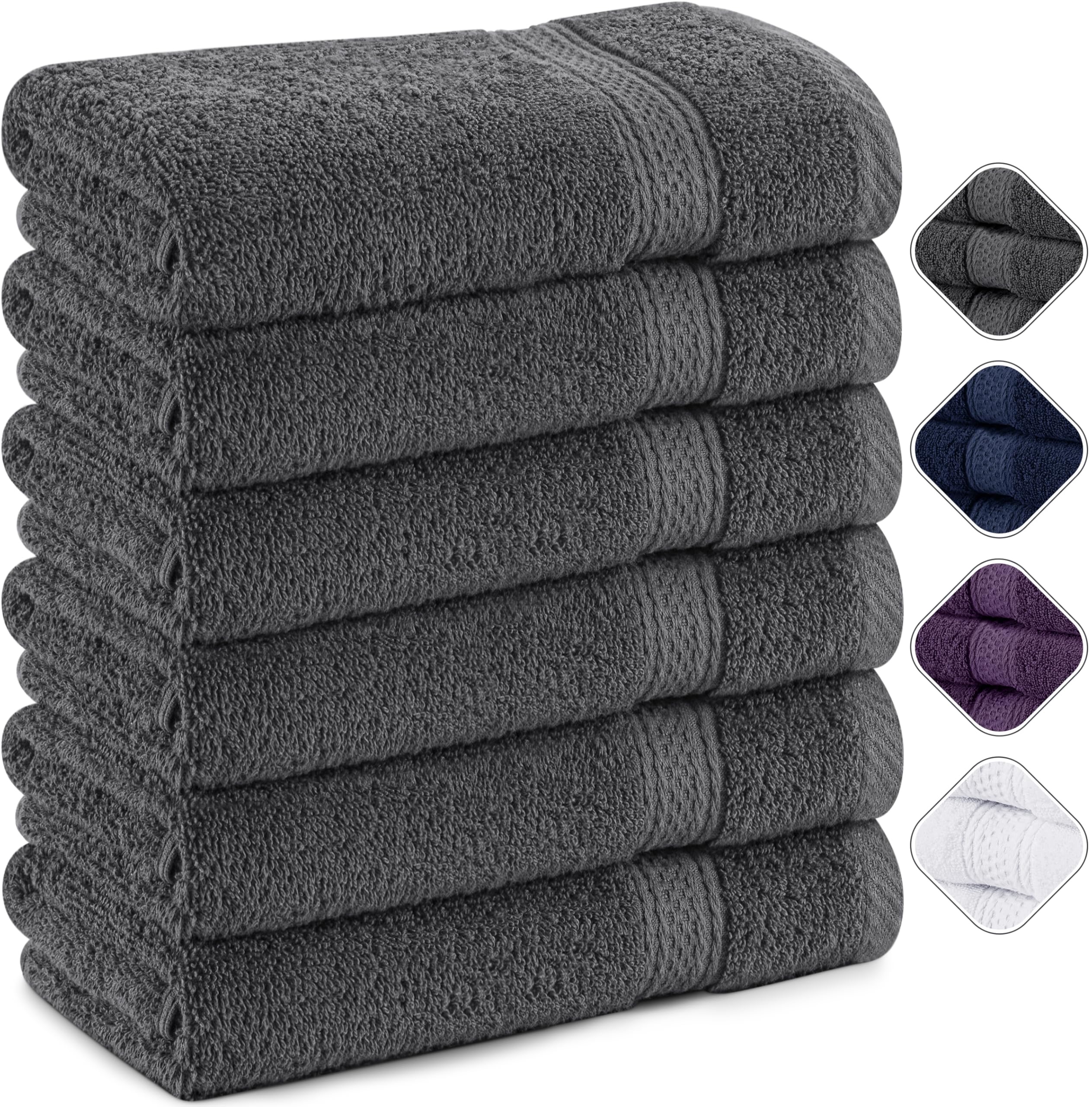 Utopia Towels 6er Frottee, 50 × 100 cm