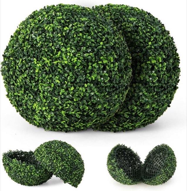 RELAX4LIFE Buchsbaumkugel ca. 48 cm 2er PE