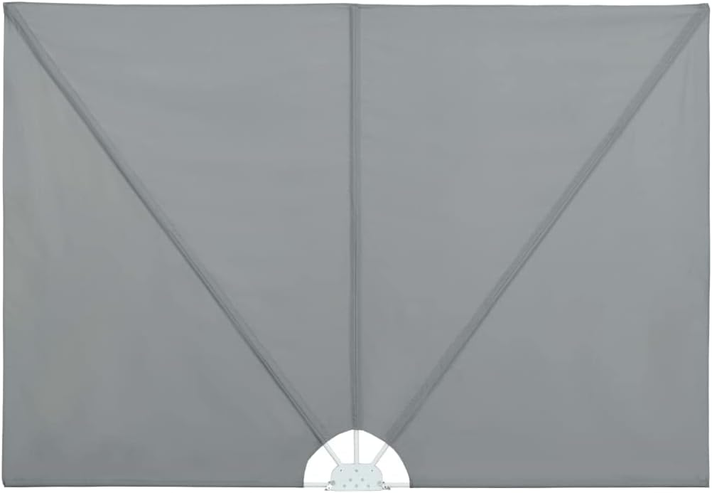 vidaXL Seitenfächer 240×160 cm Grau