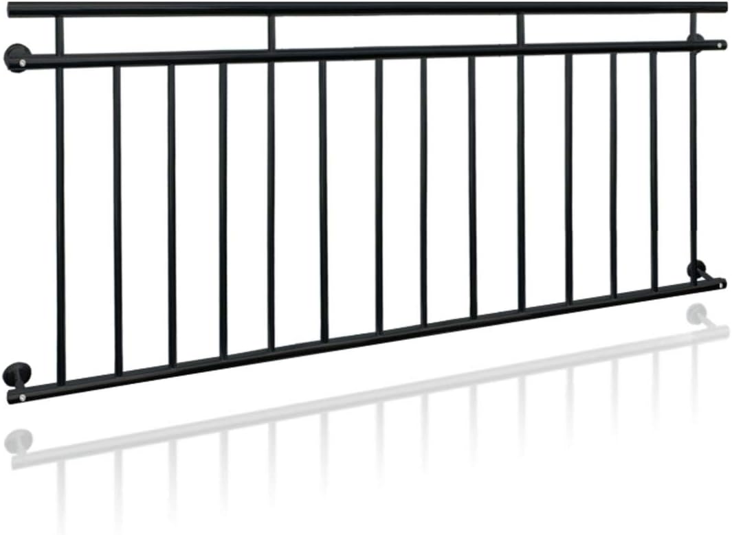 ECD Stahl 90×184 Schwarz