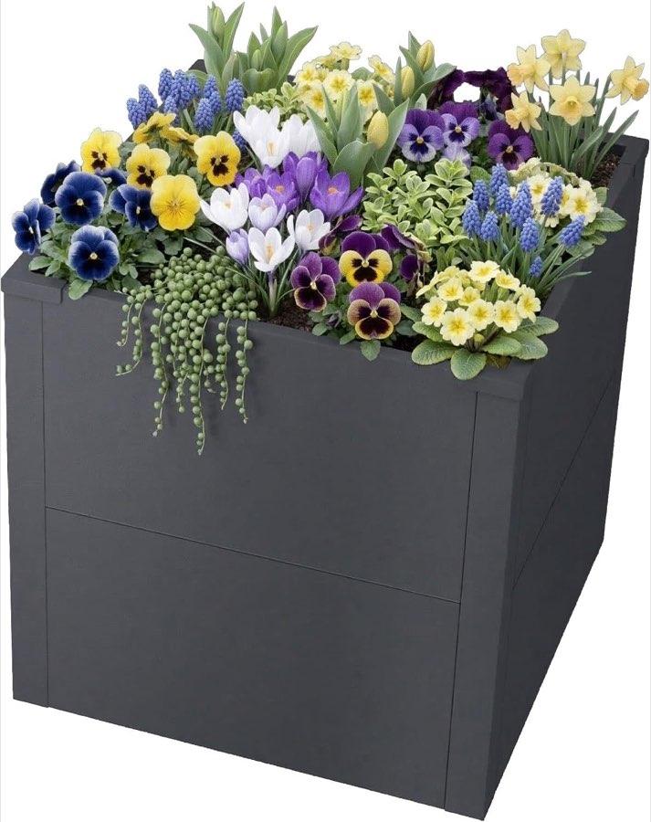Metzler Stahl-Hochbeet 50×50×50 cm