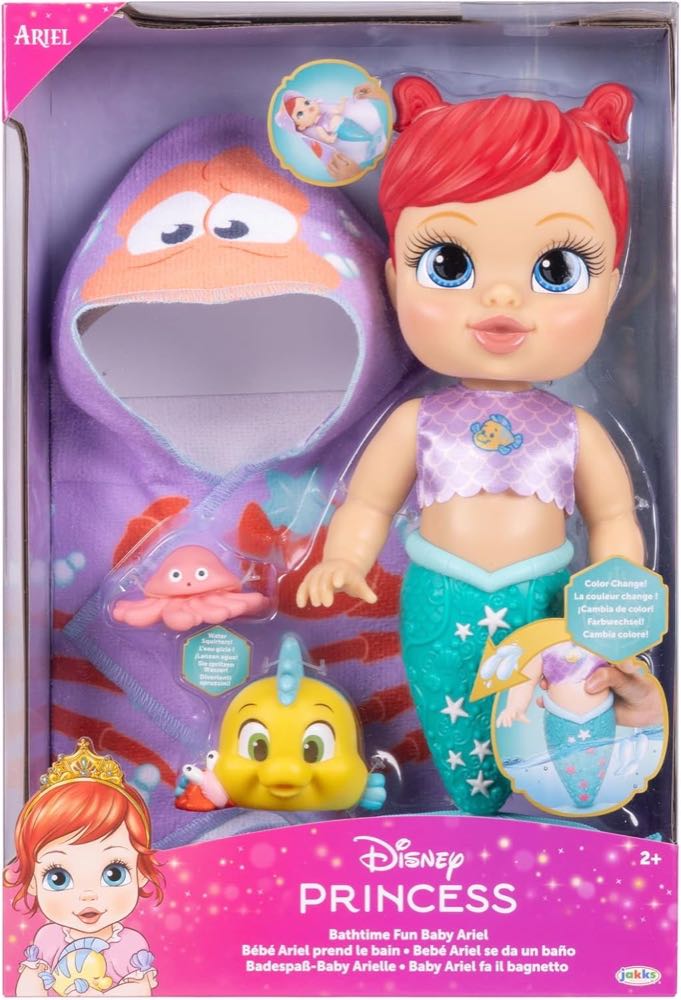 Disney Badezeit-Puppe Ariel, 30 cm
