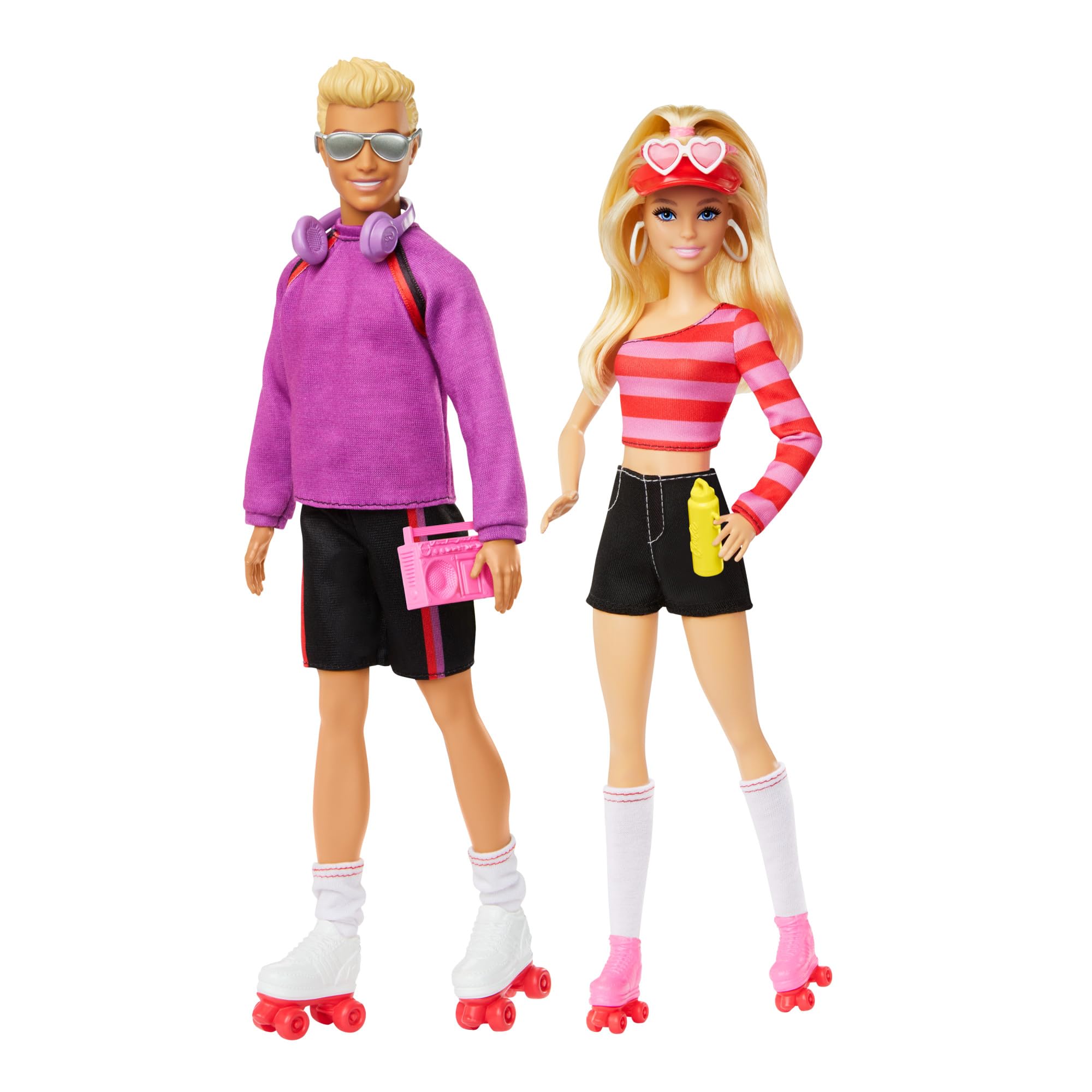 Rollschuh-Set Barbie und Ken