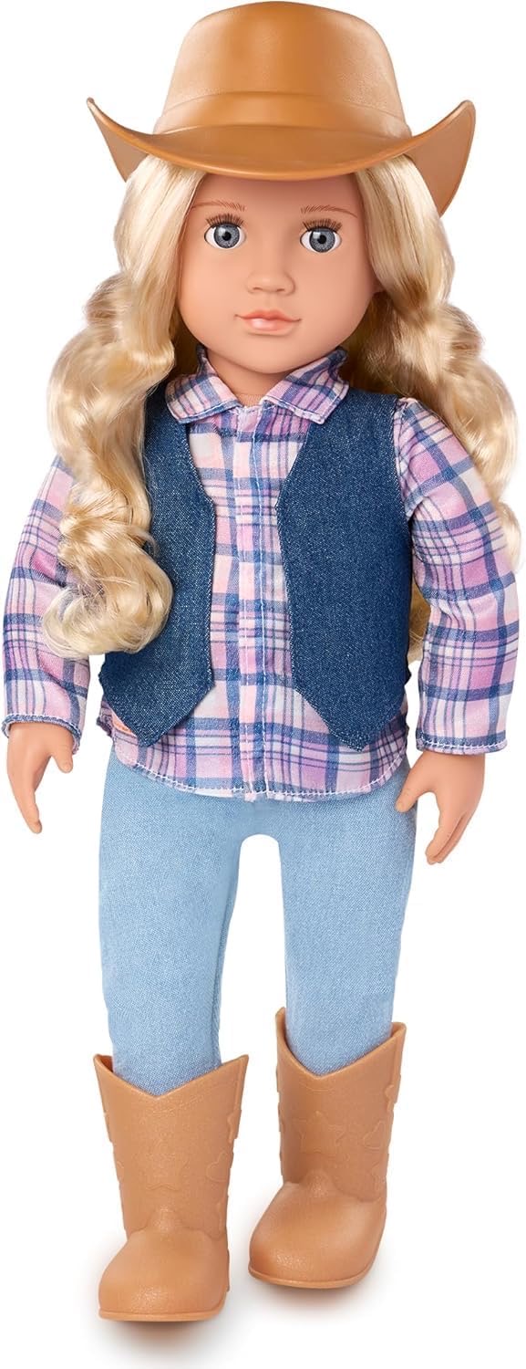 Our Generation Ashleigh, 46-cm-Cowgirl-Puppe mit Western-Outfit – Testsieger Our-Generation-Puppe