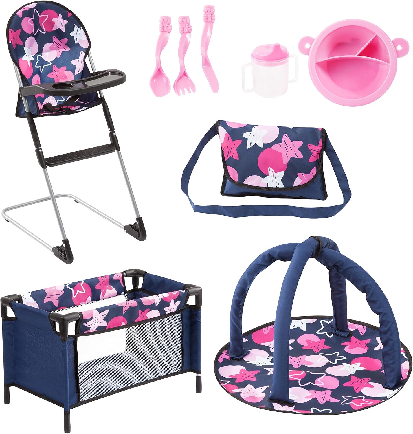 Bayer Design 9-in-1 Reise-Set – Testsieger Puppenbett
