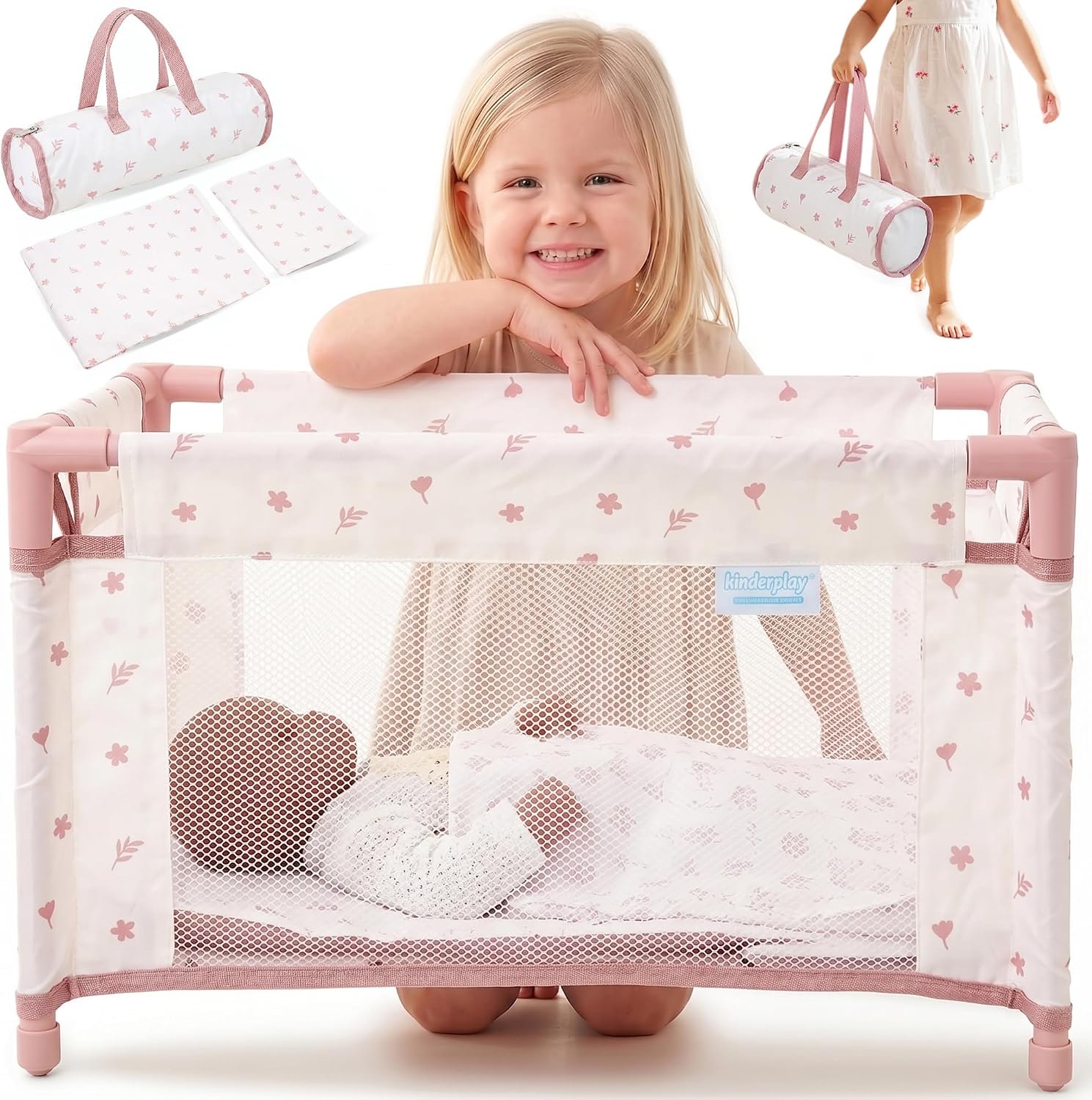 Kinderplay Puppenreisebett