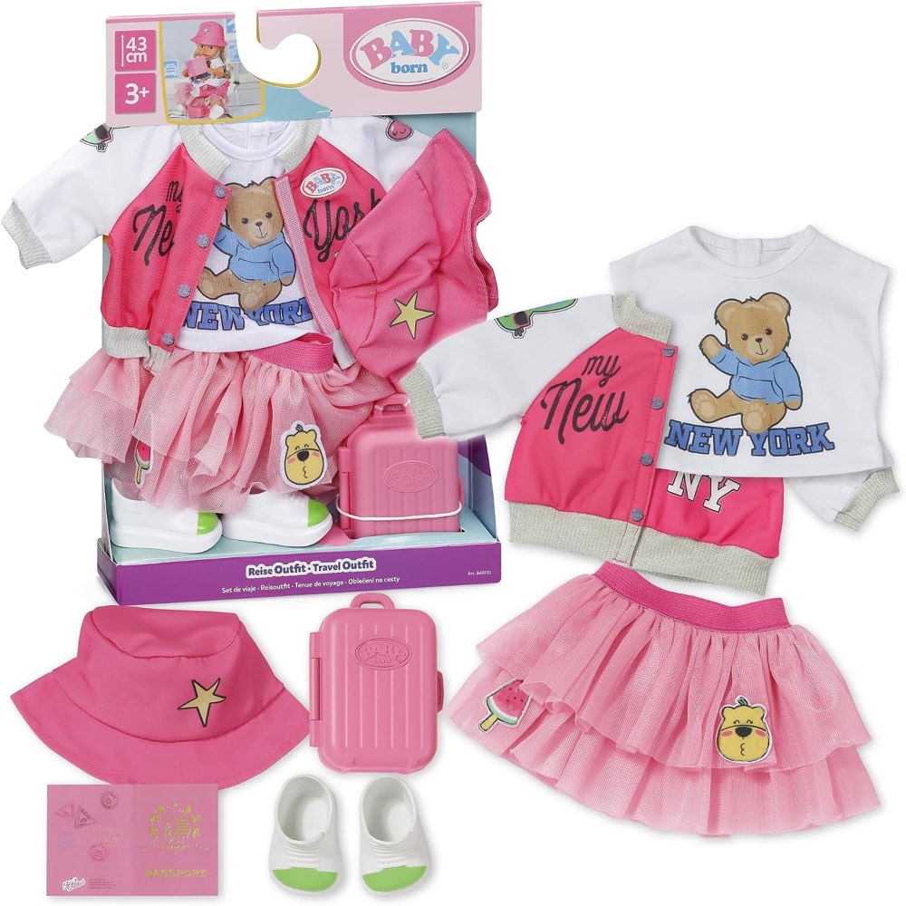 BABY born Reise-Outfit, 43 cm