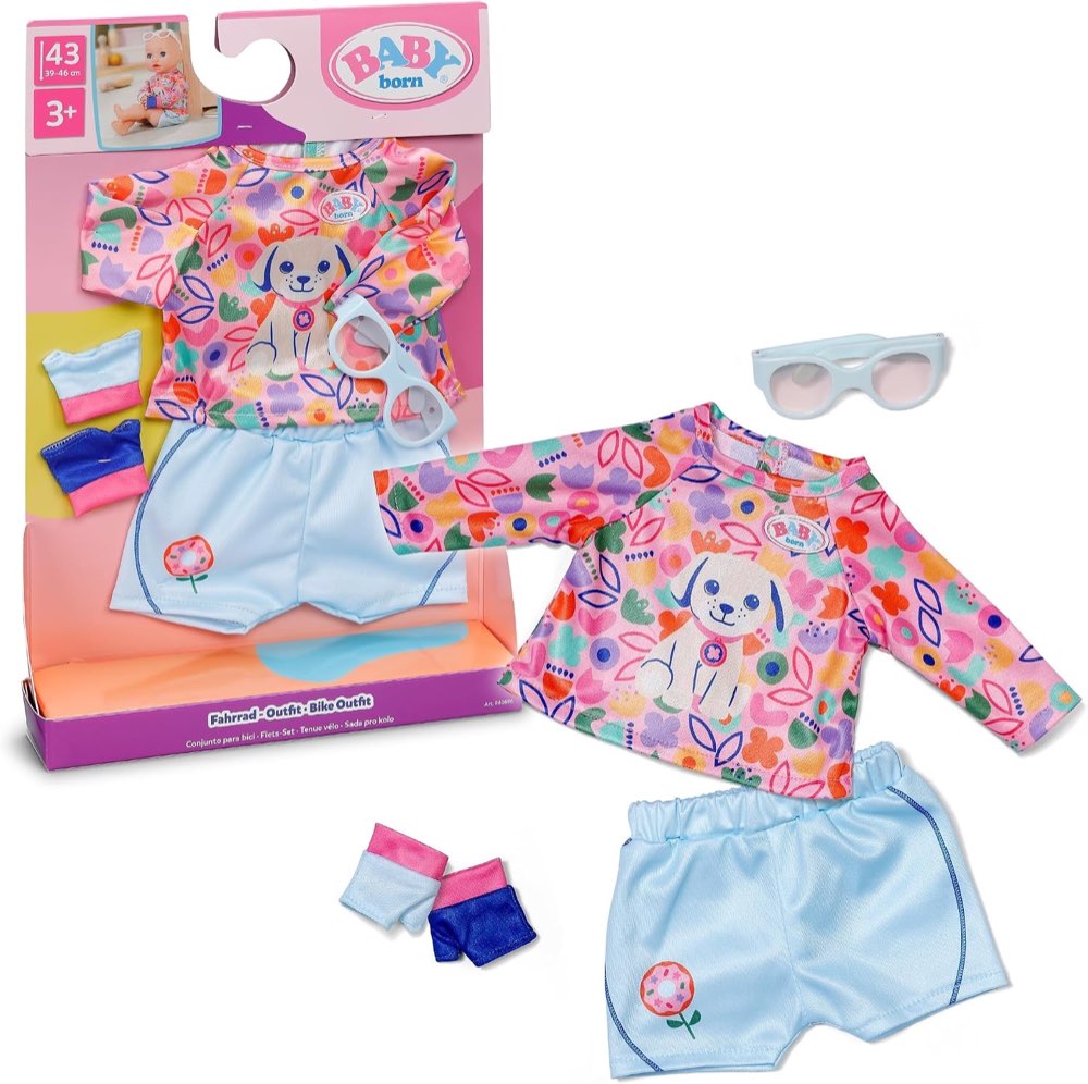 BABY born Fahrrad-Outfit, 43 cm