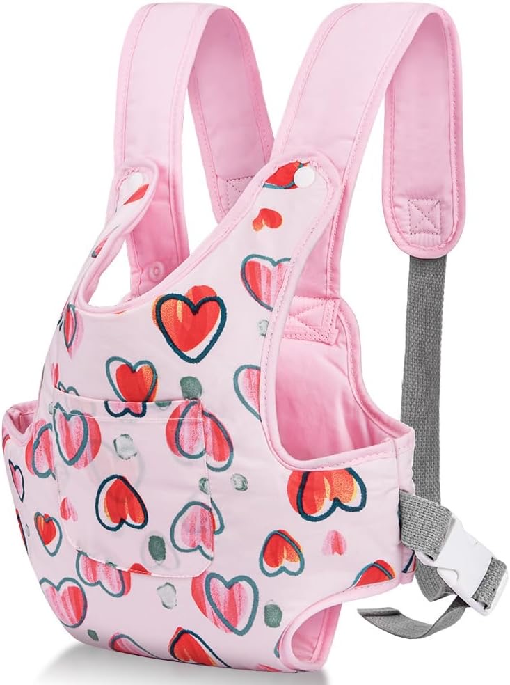Aolso Aolso Babypuppentrage Rosa