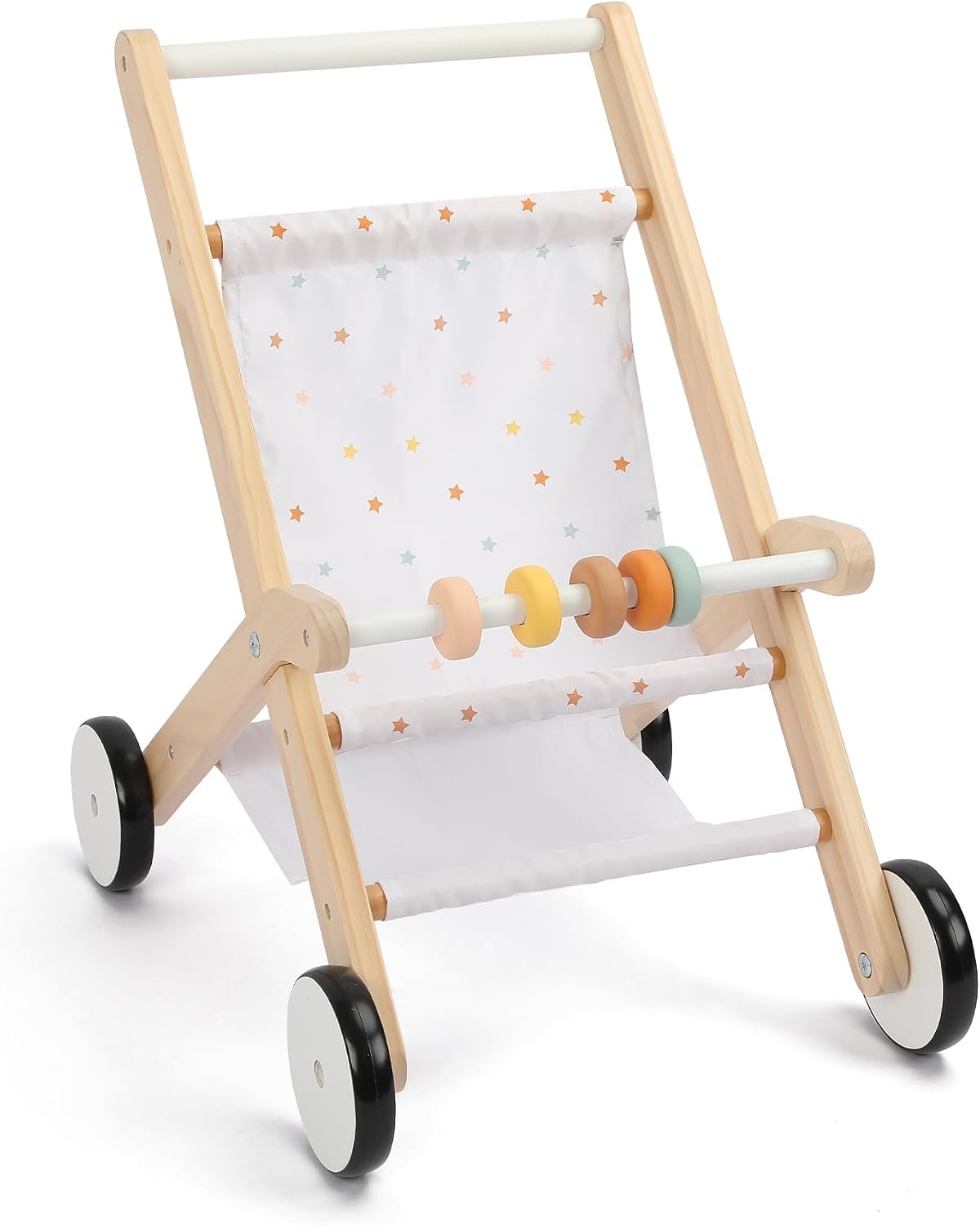 WoddyGo Holz-Puppenbuggy