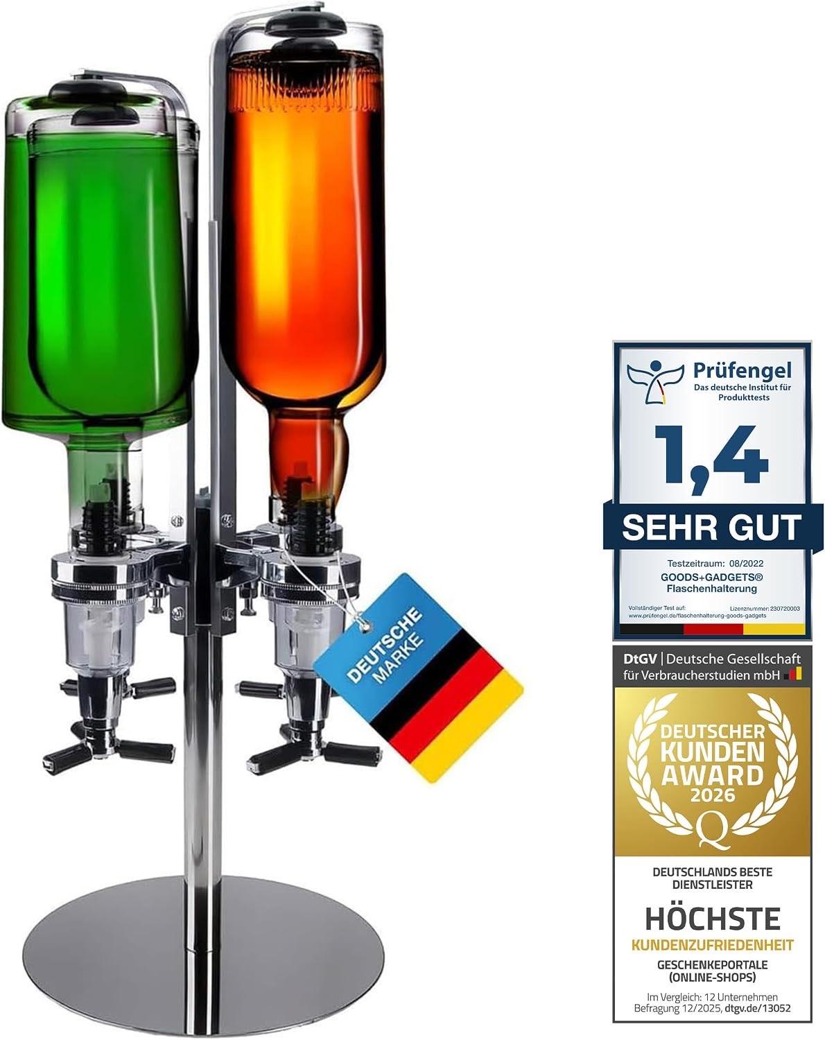 GOODS+GADGETS 4-fach Tischklemme mit LED