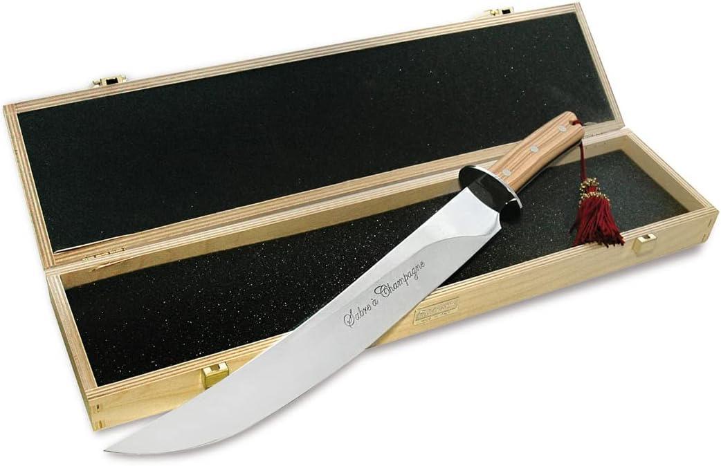 Maserin Champagnersäbel Olive mit Kassette