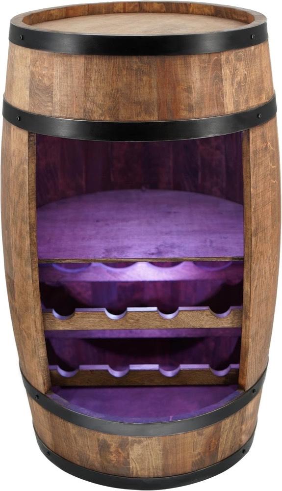 CREATIVE COOPER Fass-Bar RGB-LED 80 cm Wenge