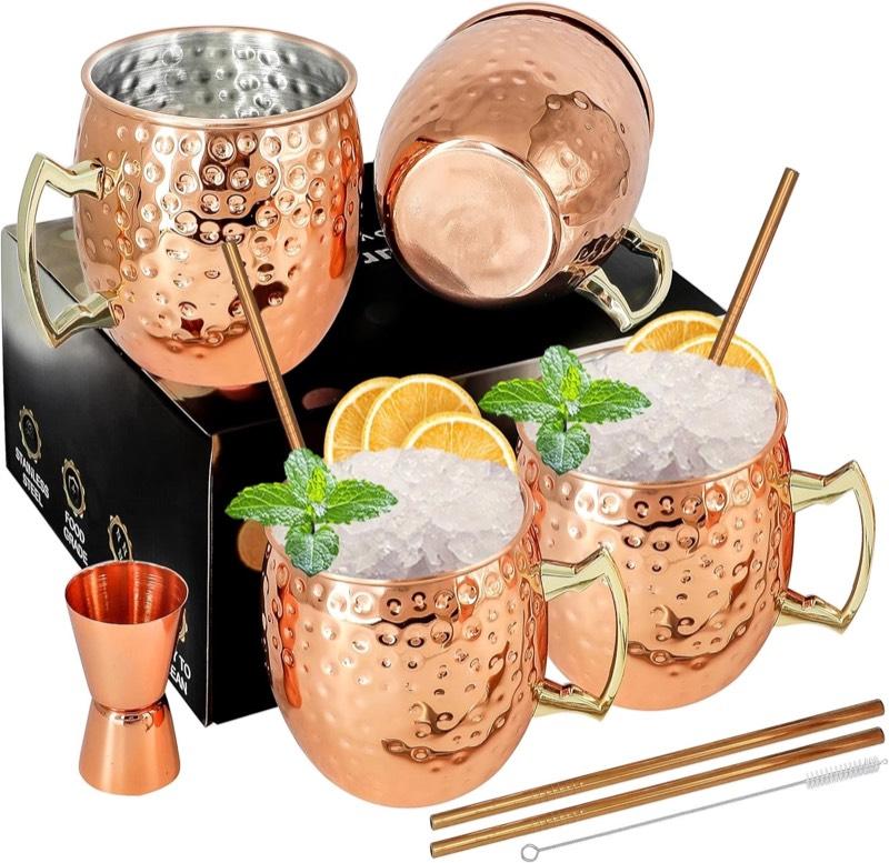 SuproBarware 4er 540 ml – Testsieger im Moscow-Mule-Becher-Vergleich