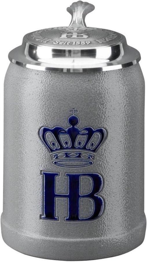 Hofbräuhaus München HB Salzglasur + Zinn 0,5 l