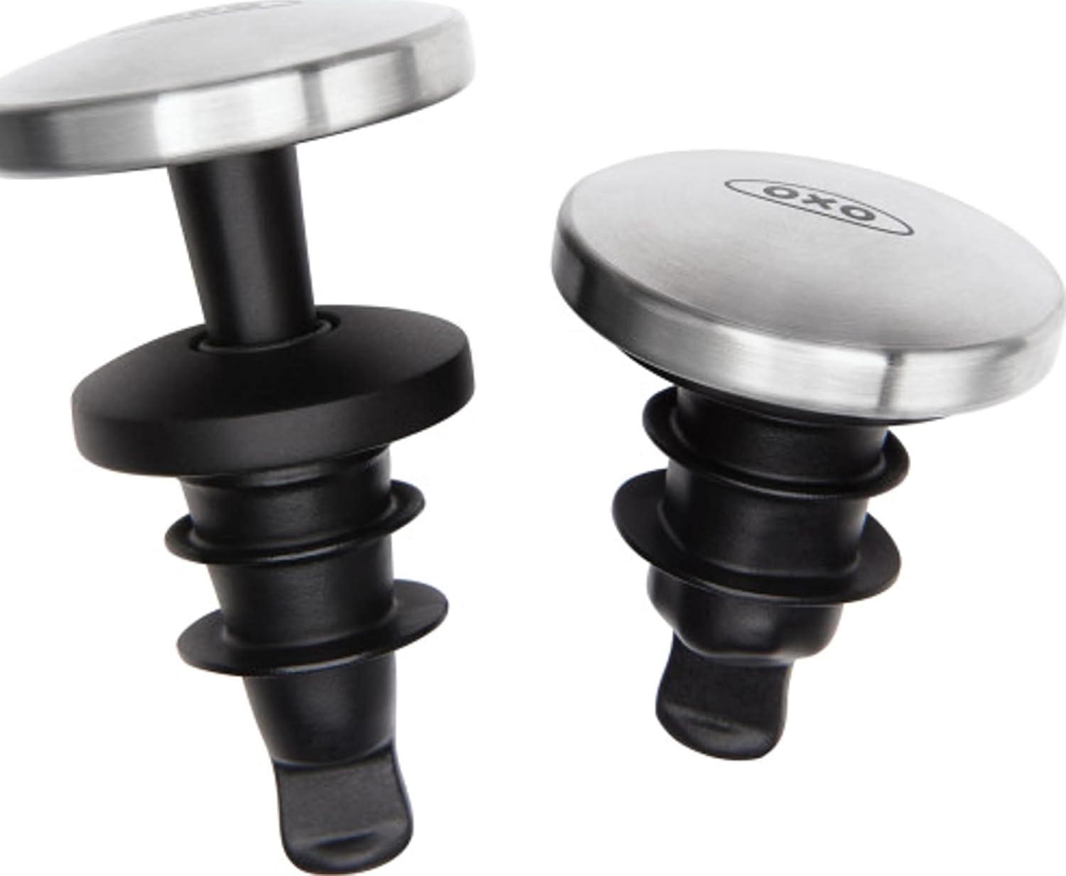 OXO Steel Weinverschluss 2er – Testsieger im Weinflaschenverschluss-Vergleich