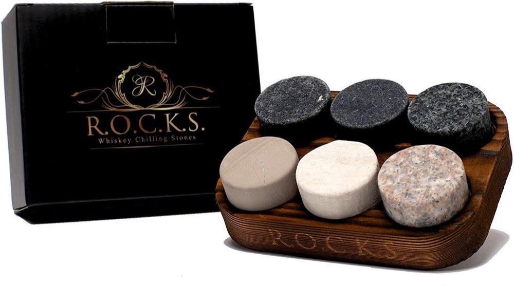 ROCKS Granit 6er Holz