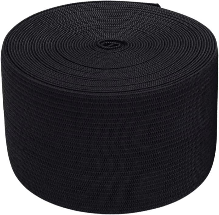 Gummiband 50 mm, 5 m, schwarz