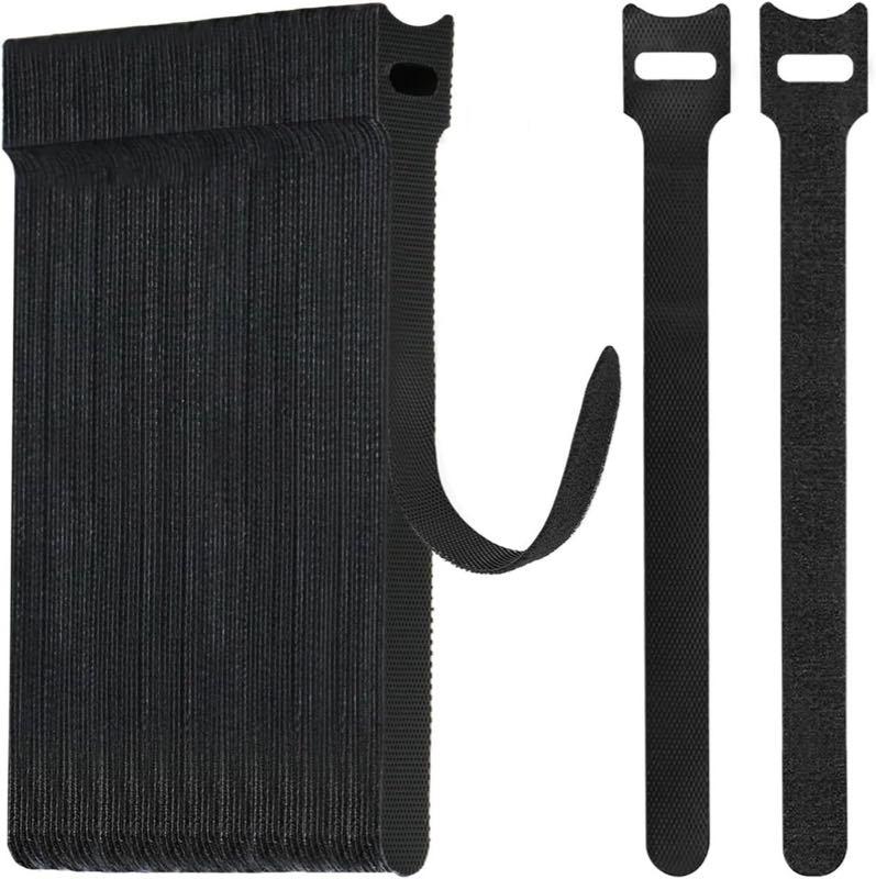 WSZJINB Klett-Kabelbinder 70 Stück, 15 cm