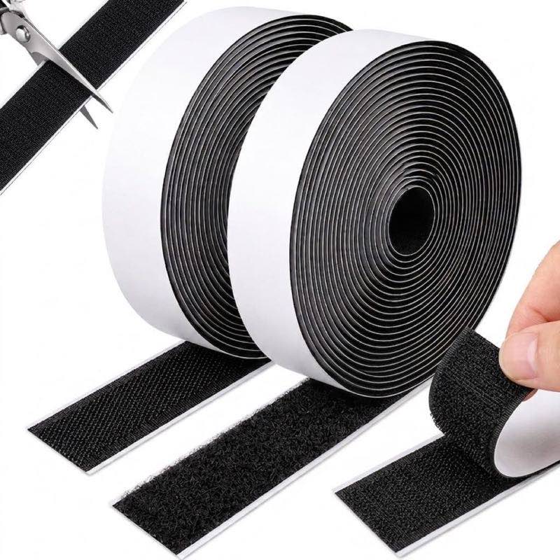 Strenco Klettband selbstklebend 20 mm x 8 m