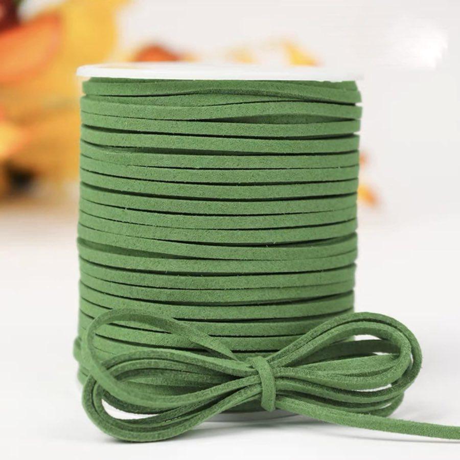 Flachband grün, 3 × 2 mm, 50 Yards