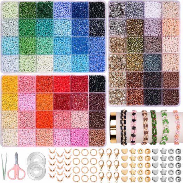 JHWELRG 36500 Perlen, 72 Farben