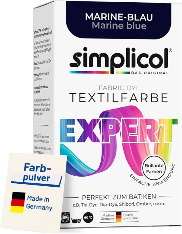 simplicol Textilfarbe expert Marine-Blau, 150 g