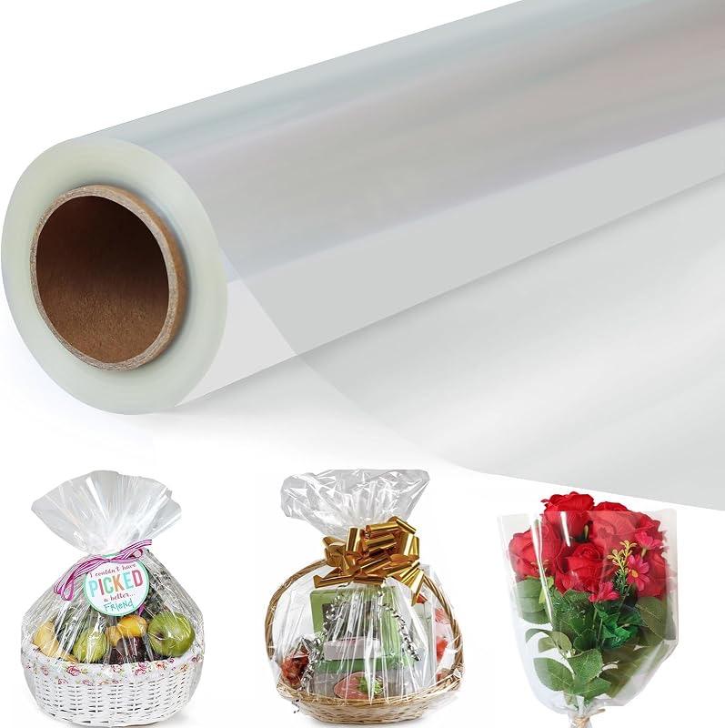 CUNQIN Cellophanfolie 43 cm × 30 m