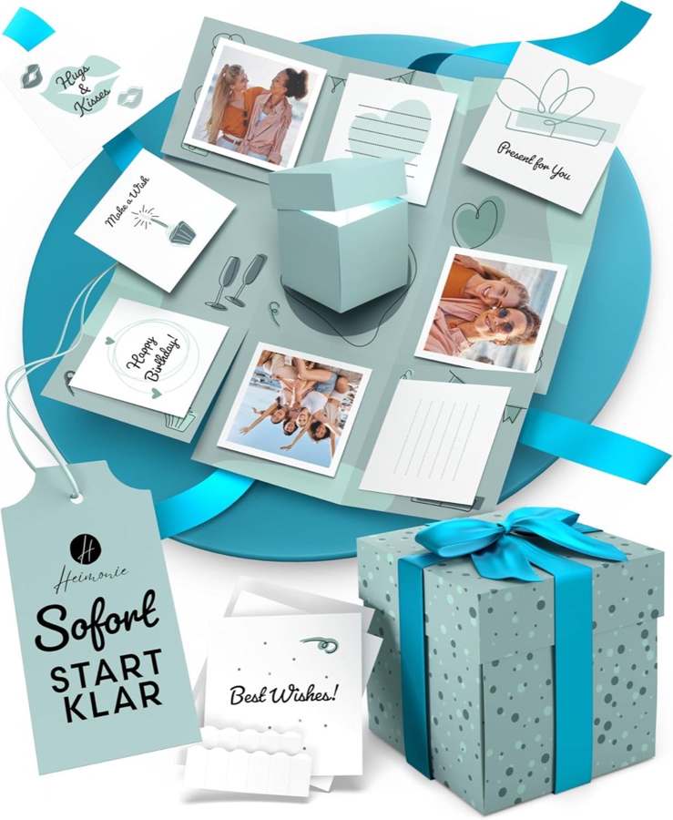 Heimonie Pop-up-Fotoset, 10 × 10 cm