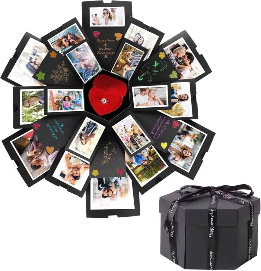 HIKPACKER Fotoalbum mit Mittelbox