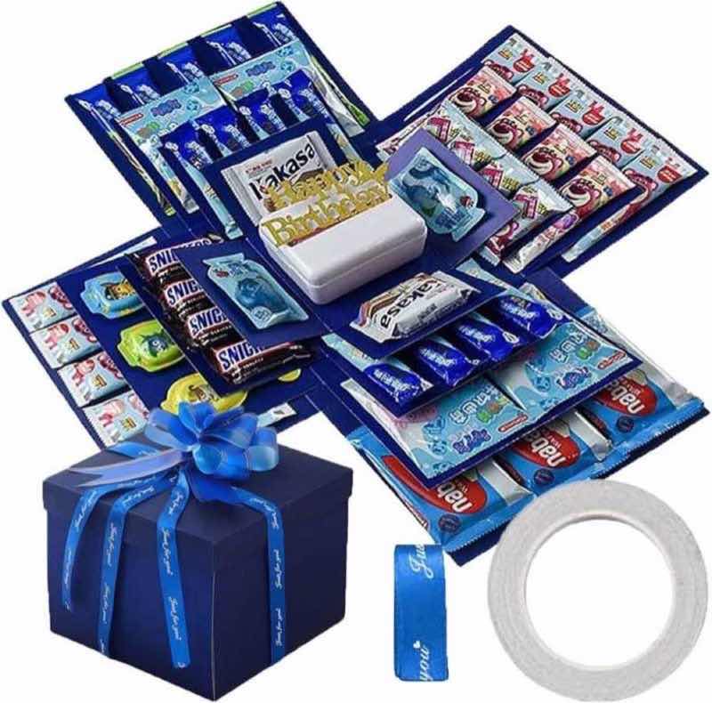Gebrazy 5-lagige Explosionsbox, blau