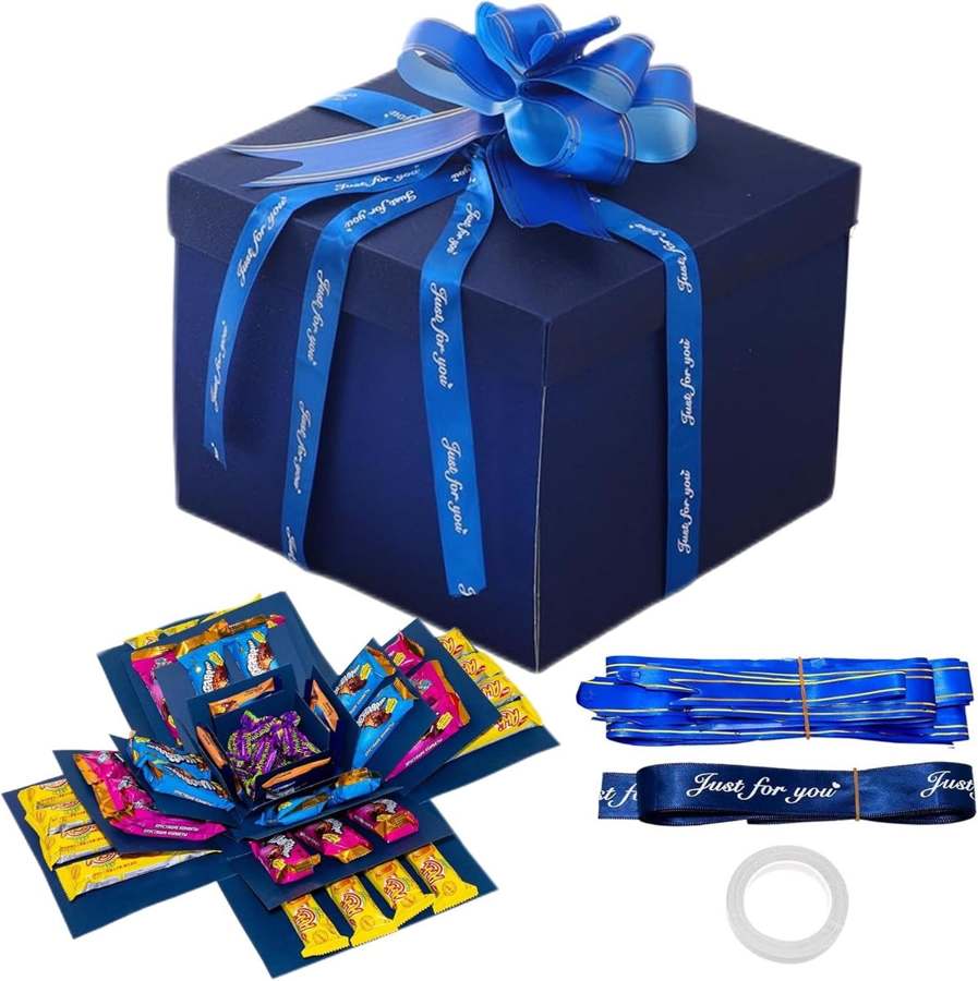 QHSXMQ 5-lagige Explosionsbox, blau