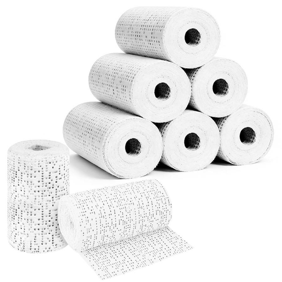 8 Rollen Gipsbinden Babybauch Set 7,5 x 270cm