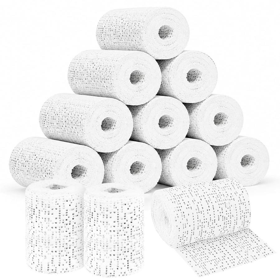 13 Rollen Gipsbinden Babybauch Set 7,5 x 270cm