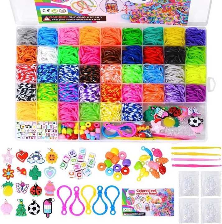YIChongDan 4500+ Loom Bänder Set, 42 Farben