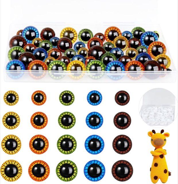 MUCUNNIA 80 Farb-Augen 10–18 mm